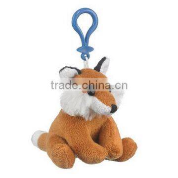 Small Stuffed Giraffe Toy Wholesale Promotional Animal Keychain Plush Giraffe Keychain photo-4