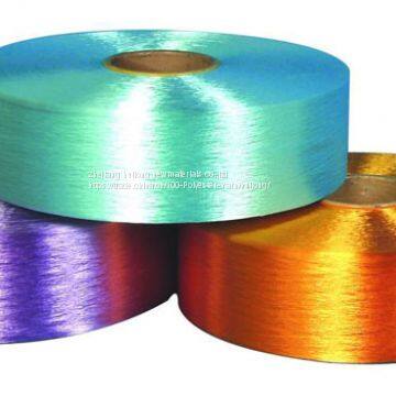dope dyed polyester yarn FDY 75D/36F for label fabric welong