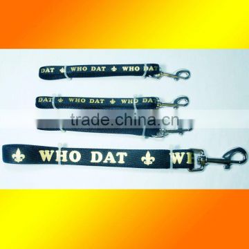 NEW Fashion dog leads, WHO DAT series