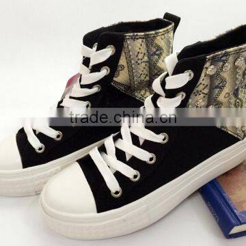 GZY Wholesale Fashion New Model Women Canvas Out of Stock Shoes photo-4