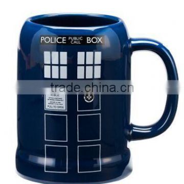 2016 New design DOCTOR WHO TARDIS 20 OZ. CERAMIC STEIN