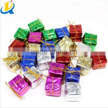 Simple style colorful square wholesale Christmas hanging ornament