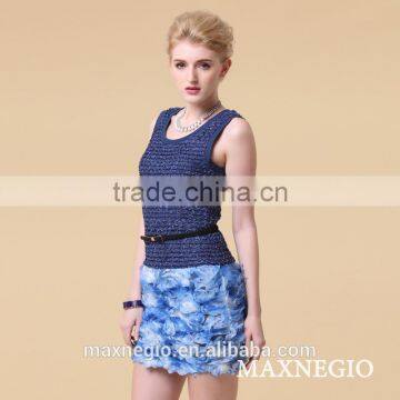 New models ladies garments fashion linen embroidered dress on sale