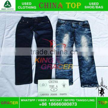Women Jean for Sale Used Clothing Small Bales All Seasons