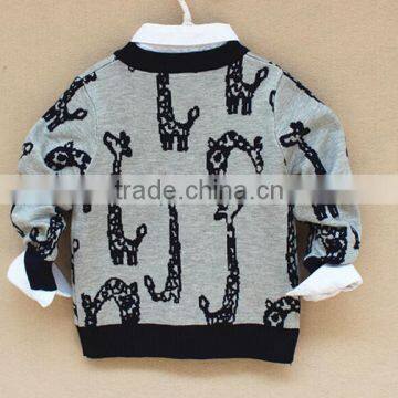Wholesale Custom Children Cotton Knitted Animal Sweater photo-2
