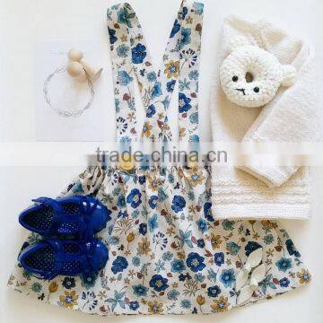 New Design Baby Girl Dress Flower Printed Kids Summer Wholesale Children's Clothing photo-3
