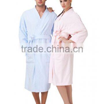 Wholesale Cotton Terry Couples Hotel White Bath Robe for Hotel photo-2
