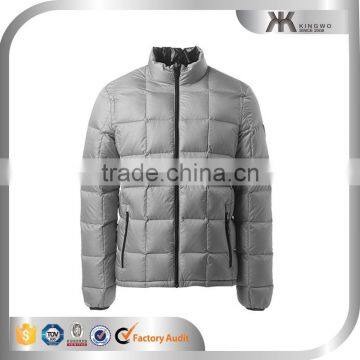 shinny nylon padded jacket heavy padding winter warm jacket men