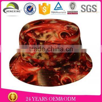 Man 100% Cotton Fashion Galaxy Space Printed Summer Outdoor Bucket Fisherman Hat Custom of Men's Hats photo-4