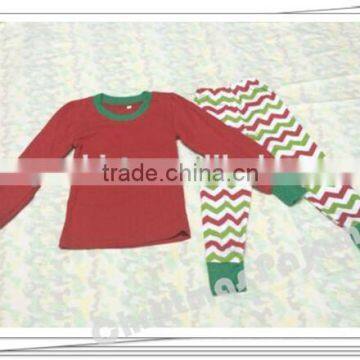 Christmas Fall 2015 Winter Ruffle Set Baby Kids Sleeping Clothing Set Giggle Moon Remake Persnickety Sets Stripe Pajamas Outfits photo-5