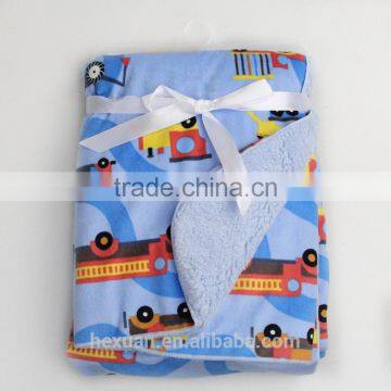 High Quality Coral Fleece Animal Design Baby Blanket photo-5