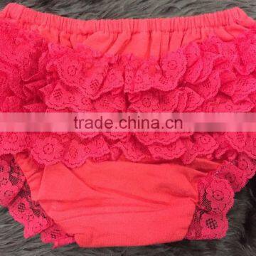 RANDOM DELIVERY ONLY Baby Girls Lace Bloomers Infant Bloomers Baby Bloomers Baby Shorts Girls Lace Ruffle Diaper Cover photo-5