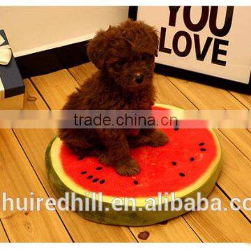 R1929H Hot Selling Summer Fruit Round Pet Cushion Cat Dog Mat Pet Pad Bed photo-2