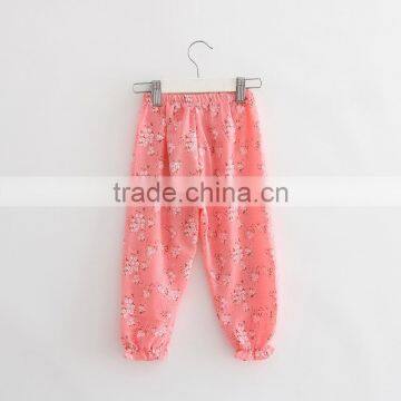 Wholesale Summer Loose Style Floral Girl Leggings High Quality Kids Legging Pants photo-3