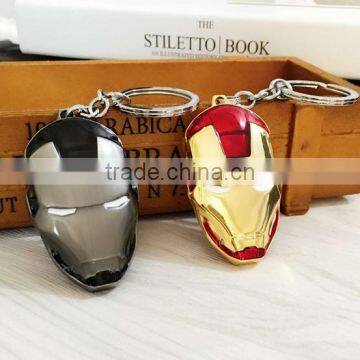 Avenger Alliance New Alloy Iron Man Movie Front Mask Pendant Keychain