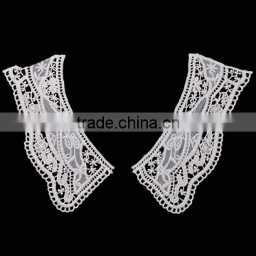 Cotton Embroidered Crochet Lace Collar