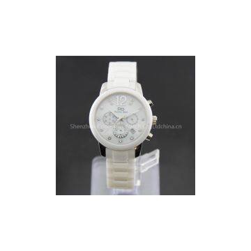 Beautiful Women/ladies Ceramic Wristwatch With Six Hands and Lovely Designs photo-3