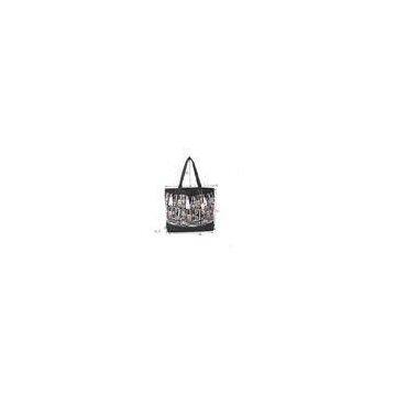 Promotional Cosmetic pattern Canvas Cloth shopping shoulder bag for women