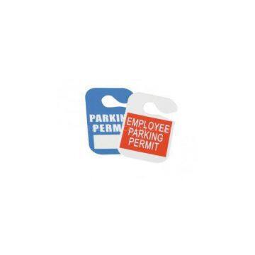 PVC parking permit Transparent or custom holder, Conference Name Badge Holders 30290