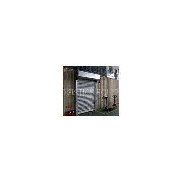 Electric Roller Garage Doors 304 Stainless Steel Frame Closing Speed 0.2m/s