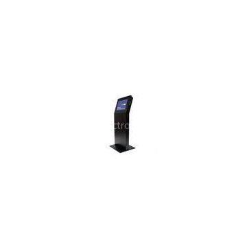 Portable black outdoor 55 Inch  touch screen display kiosk with Windows XP / VISTA for Banks