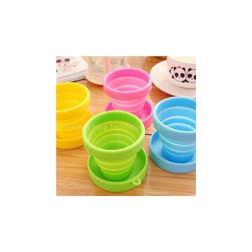 Round Silicone Folding Cup