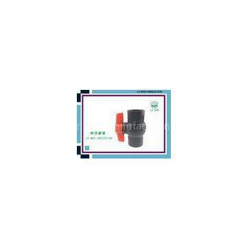 High Pressure 40MM PVC Ball Valve Normal Temperature With Butterfly Handle