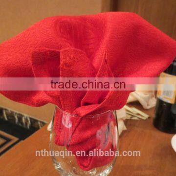 flower damask cotton table napkin