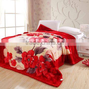 Hot sale Printed Flannel fleece blanket