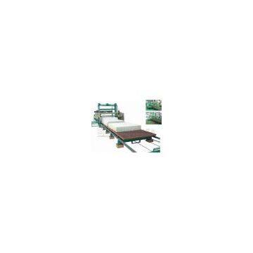 Foam cutting with long table