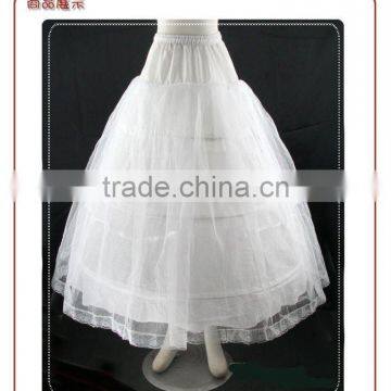 Latest style high quality tulle crinoline petticorts wedding petticoats bridal crinoline petticoat