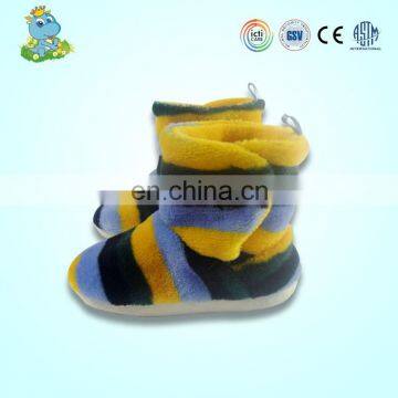 Personalized soft warm indoor plush baby shoes winter boots