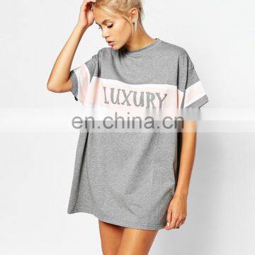 2016 New Women Beautiful Casual Short Sleeve Gray T-Shirts