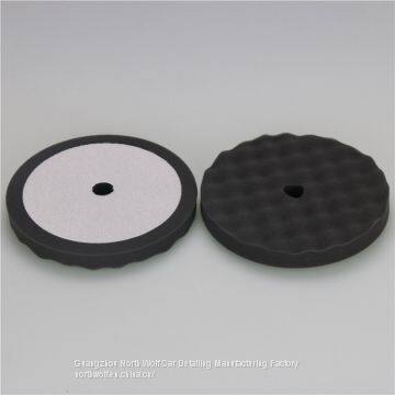 Car Care& Clean Polishing Sponge Flat Foam Pad Wave for Finishing photo-5