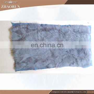 100% Real Fox Fur Plate / Dyed Color Fox Fur Skin Plate For Clothes & Garments