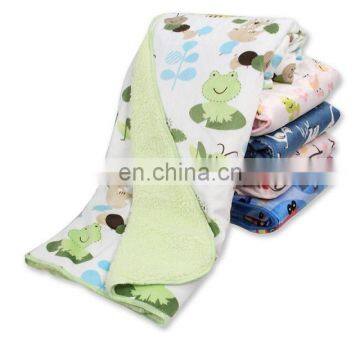 2017 China Manufacturers Super Soft 2ply Sherpa Fleece Minky Fluffy Baby Blanket