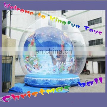 2013 hot sell Christmas inflatable snow globes / Xmas snow globes / inflatable christmas decorations