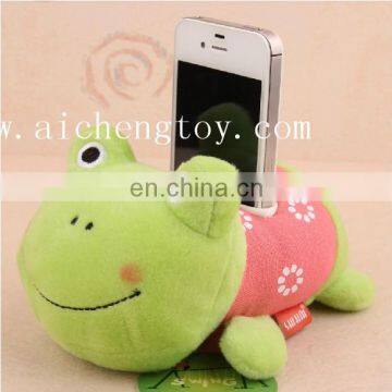 factory custom fashion soft plush phone holder