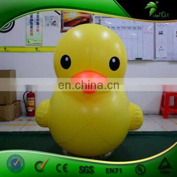 PVC Promotion Giant Inflatable Duck , Outdoor Cheap Inflatable Water Float Yellow Duck for Advertising