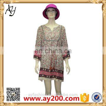 Boho Style Dresses For Women Casual Fashion Model Dresses