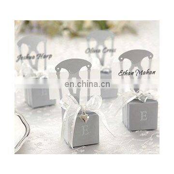 Silver Chair Favor Boxes