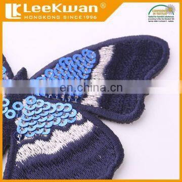 Sequin Butterfly Embroidery Patches Design for Blouses