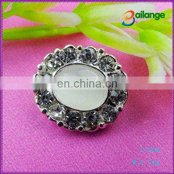 Bailange Welding on rhinestone clothing accessories custom welding on cloth button