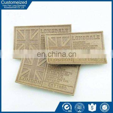 China Facroty Factory Custom Recycled Leather Hang Tag photo-2