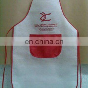 Promotional Non Woven Kitchen Apron Cooking Apron
