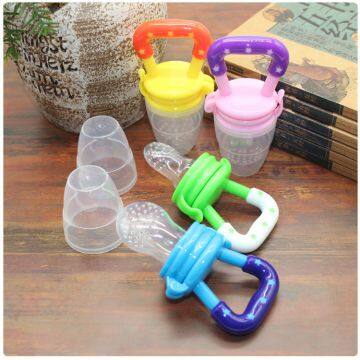 Food Grade BPA Free Emulate Silicone Baby Feeding Nipple Food Fruit Vegetable Feeder Baby Molars(S,M,L)