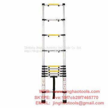 2.9m Aluminum Telescopic Ladder With Finger Gap