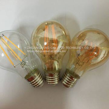 LED Filament Bulb A60 8W LED Edison Light High Luminance photo-2