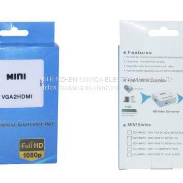 Cheap VGA 2 HDMI Converter Switch VGA to HDMI High Clear 1080P photo-5