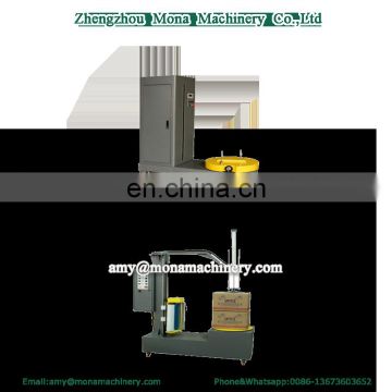 Transparent Stretch Film packing Winding Machine /pallet shrink wrapping steel heater small scale packaging machine